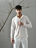 Regular Fit Cotton Satin Shirt (Pale Pink)