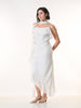 Celeste white Georgette Western Dress