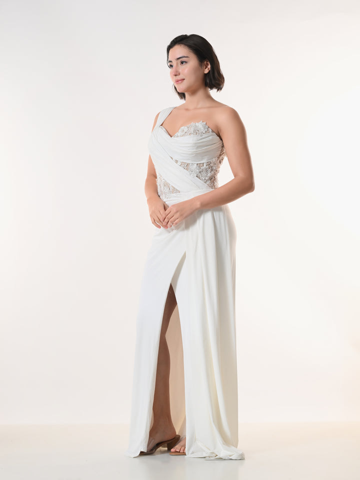 VALENCIA, Western Dress (White)