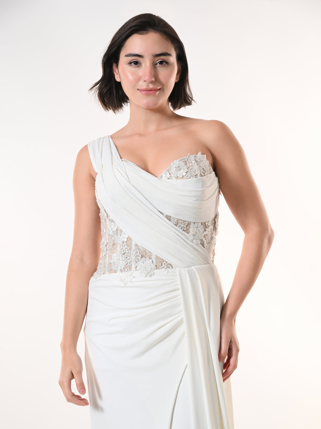 VALENCIA, Western Dress (White)