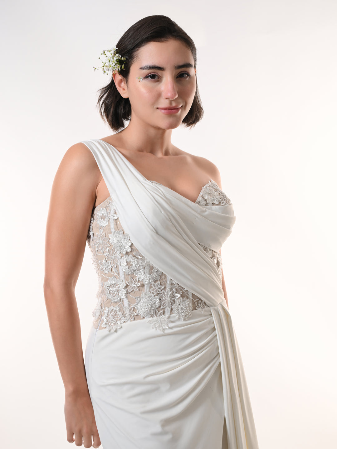 VALENCIA, Western Dress (White)