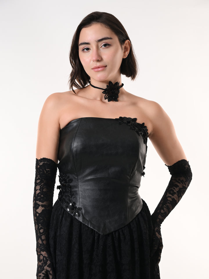 AZALIA, Western Dress (Black)
