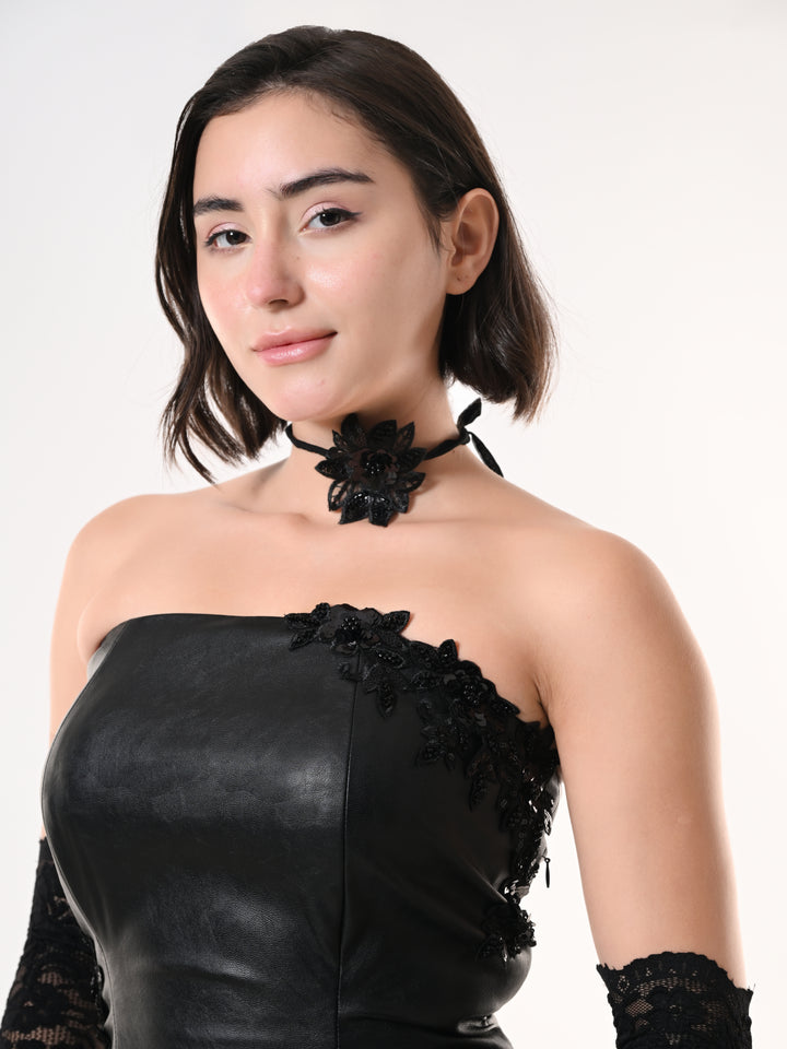 AZALIA, Western Dress (Black)