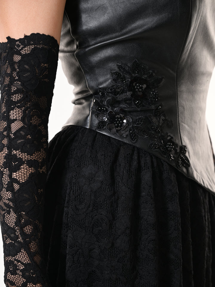 AZALIA, Western Dress (Black)
