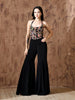 Kesha Indo-Western Crepe Sharara Set (Black)