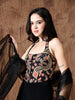 Kesha Indo-Western Crepe Sharara Set (Black)