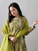 Draya Cambric Kurta Set in (Lime)