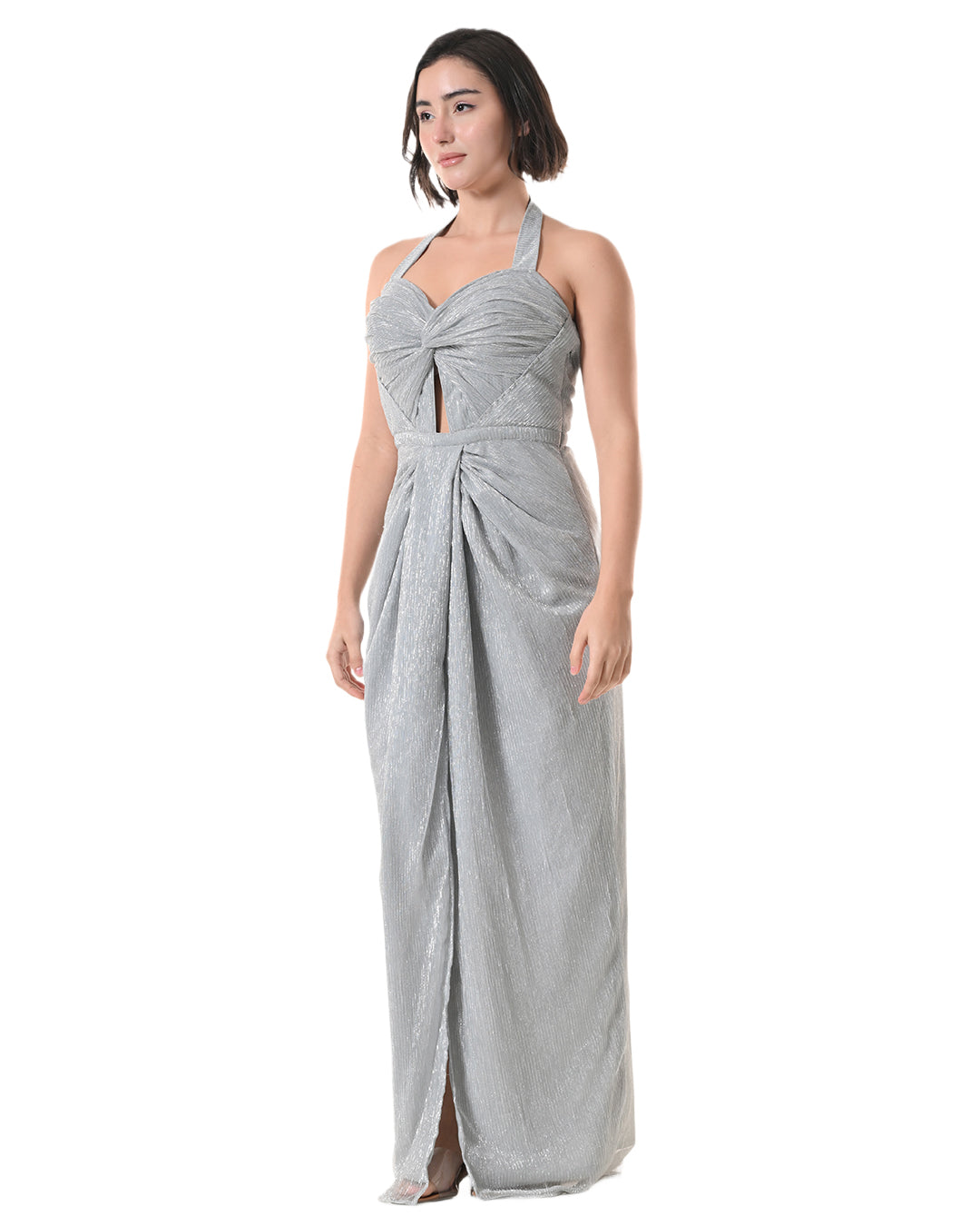 STARLIGHT Western Shimmer Dress (Silver)