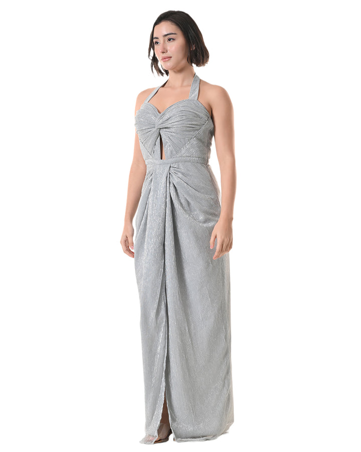 STARLIGHT Western Shimmer Dress (Silver)
