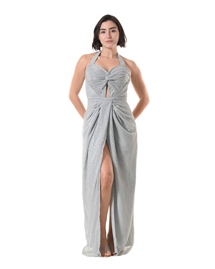 STARLIGHT Western Shimmer Dress (Silver)