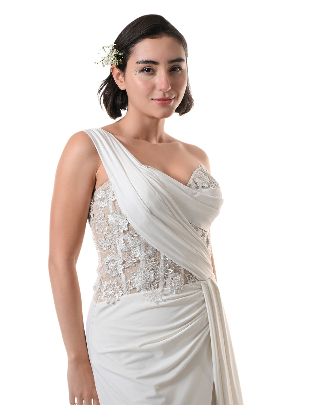 VALENCIA, Western Dress (White)