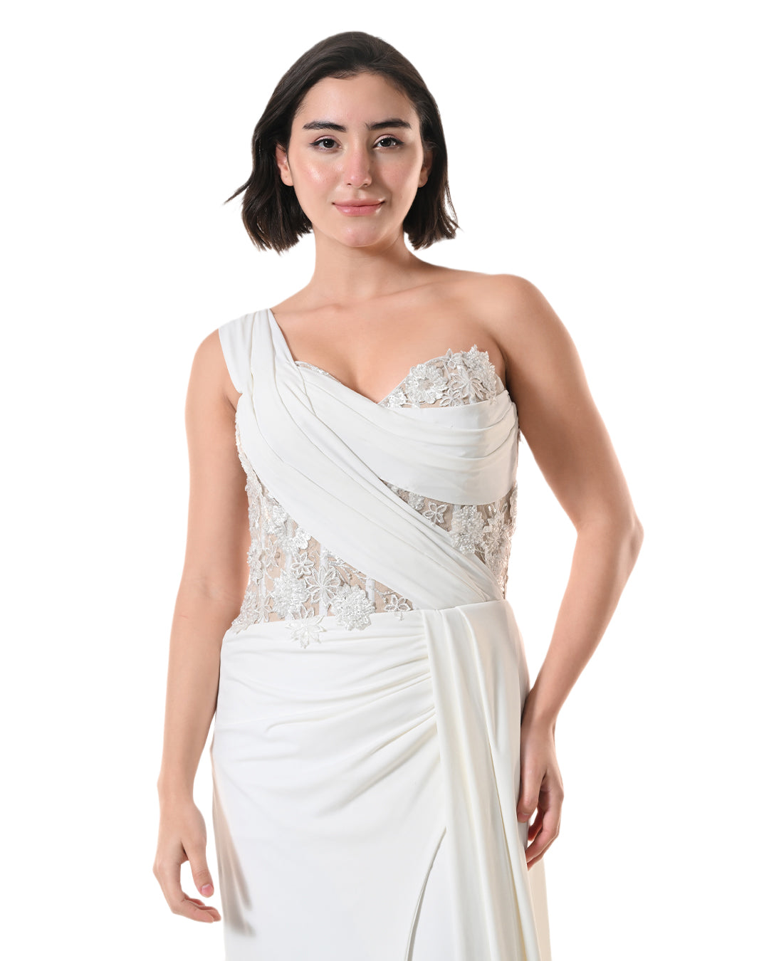 VALENCIA, Western Dress (White)