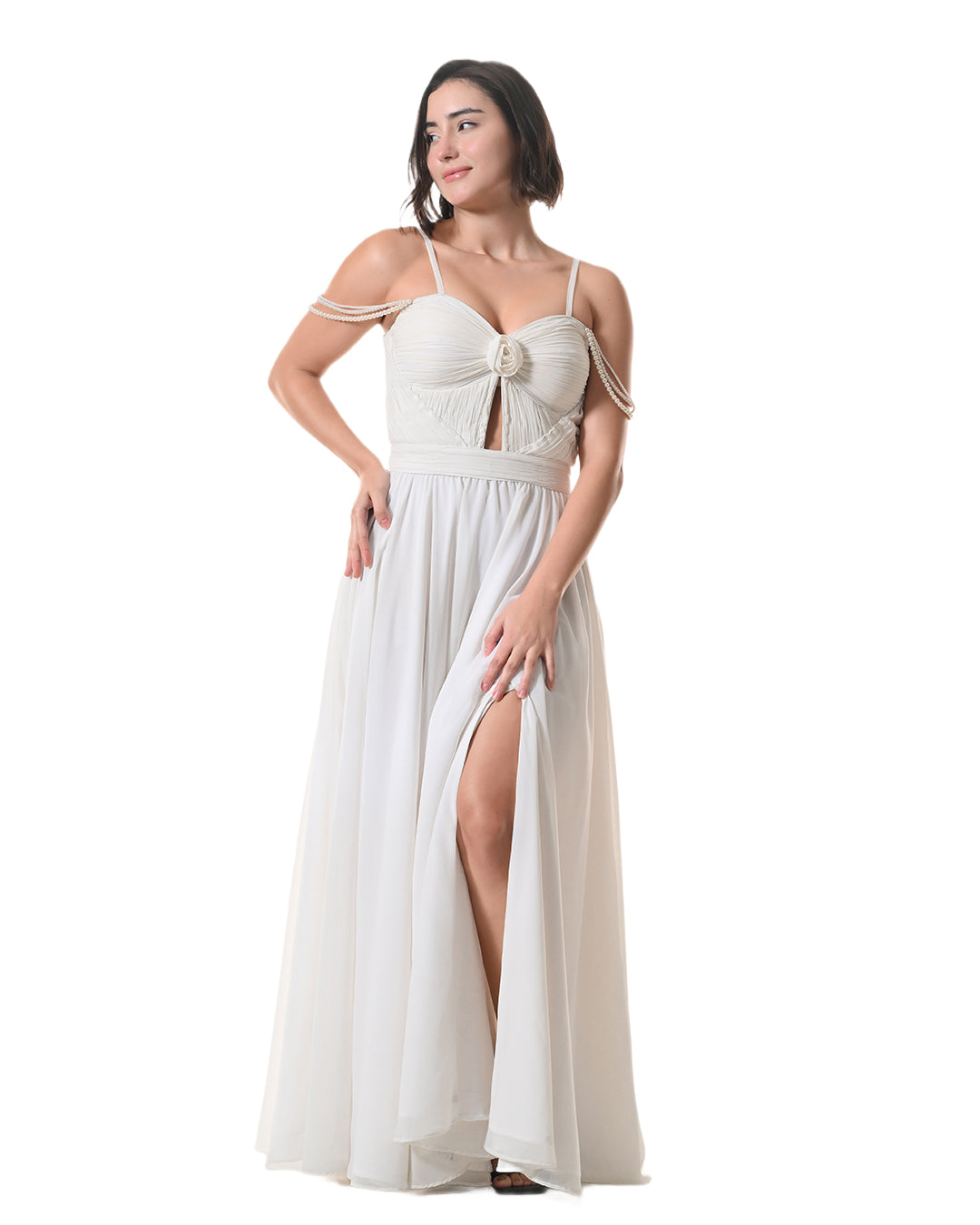 PEARL, Western Dress (Pearl White)
