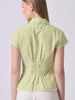 LACY GINGHAM CHECK SHIRT (Green)