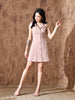 Liora Twill Non-Denim Dress (Peach)