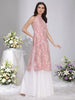 Ashna, Sharara Indo western set (Pink).