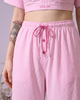 Sweet Peony Pink Striped Cotton Co-Ord Set