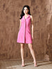 Rayana Chambray Dress In (Pink)