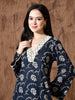 Rumi cambric kurta set in (Dark Blue)