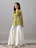 Sayashi Suede Sharara Set (Lime)