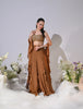 Shae Dirty Brown Georgette Set