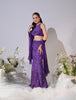 Valeriya Ultra Violet Crepe Lehenga Set