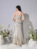 Leia Champagne Gold Shimmer Lehenga Set