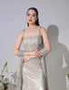 Leia Champagne Gold Shimmer Lehenga Set