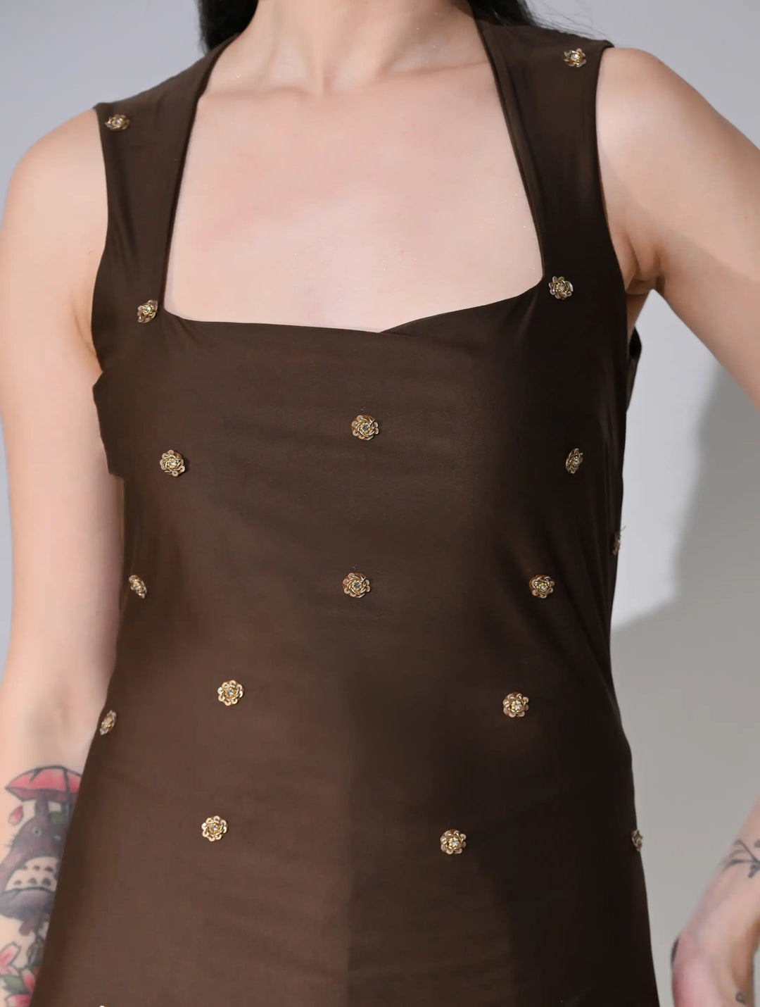 Avriell Espresso Lycra Jersey Co-Ord Set