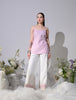 Hazel Regular Fit Cotton Co-Ord Set (Pink)