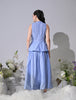 CHERIE GINGHAM CO-ORD SET (Blue)