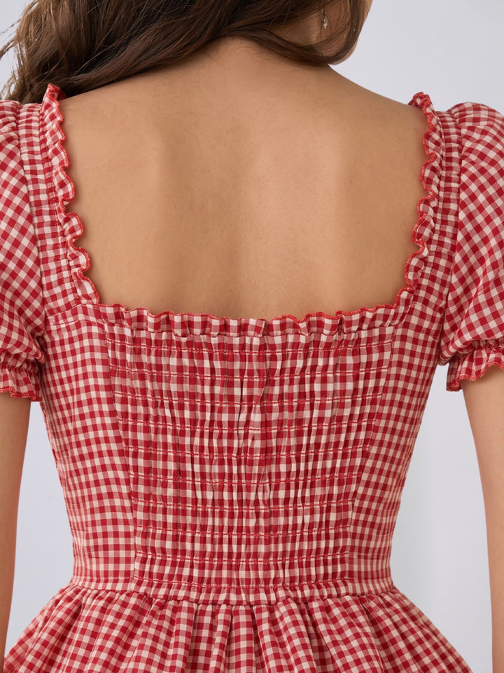 LUNABELLE gingham Co-ord set