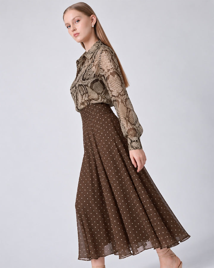 RUTH Snake Print Shirt
