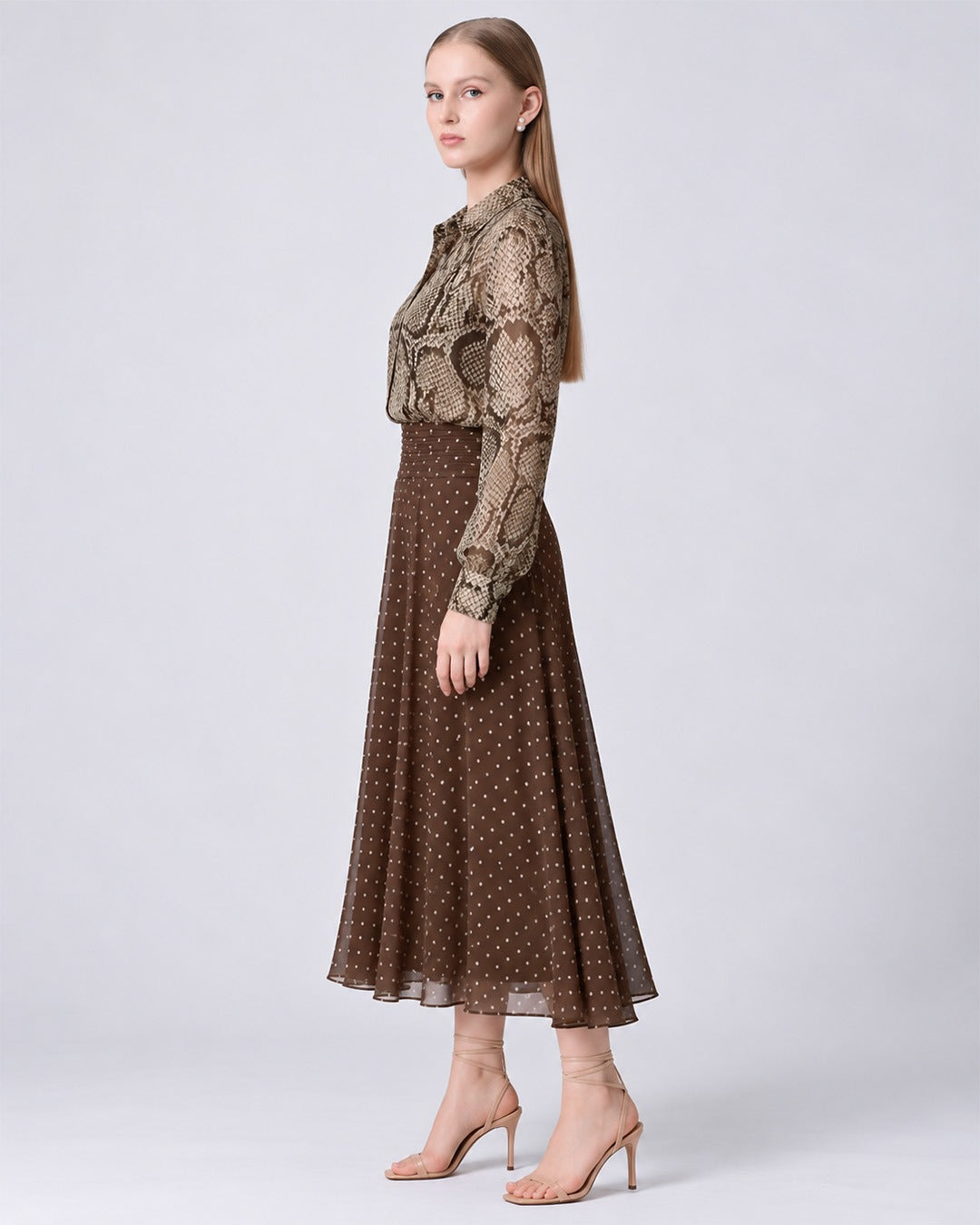 RUTH Snake Print Shirt