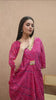 Sadira, Loose Fit Georgette Kaftan (Rani-Pink)