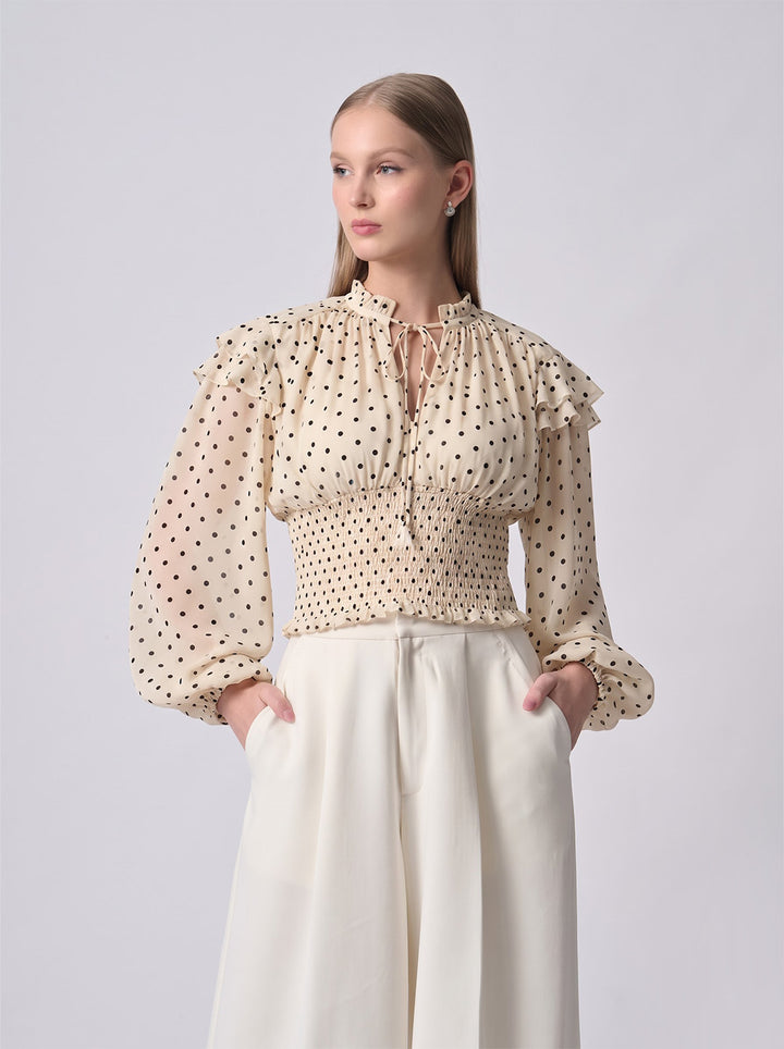 QUINN TOP (Beige)